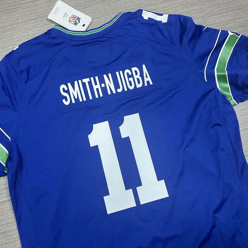 Nike Seattle Seahawks Jaxon Smith-Njigba Womens Throwback Game Jersey 2XL NWT